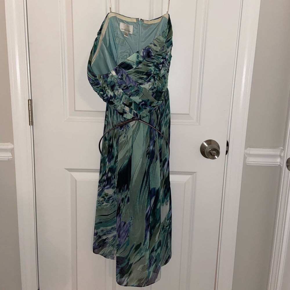 Donna Morgan Watercolor Midi Dress
